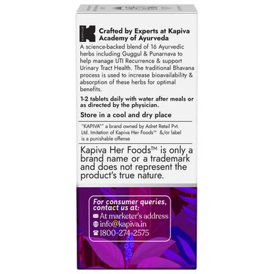 Kapiva Her Foods UTI Care Tablet 60's - Speciality Medicines