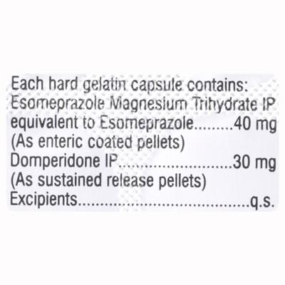 Yees D 30/40mg Capsule 10'S - Ulcer/Reflux/Flatulence-Aaa