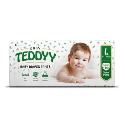 Teddyy Baby Diaper Pants - Easy (L) 34's - Diapers & Wipes