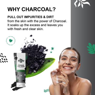 The Beauty Co. Face Wash - Charcoal 100 ml - Face Wash & Cleansers
