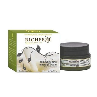 Richfeel Skin Whitening Massage Cream 100 gm - Massage Oils