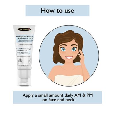 La Cremerie Moisturiser Antiage Brightening Face Cream SPF 15 50 ml - Face Moisturizers