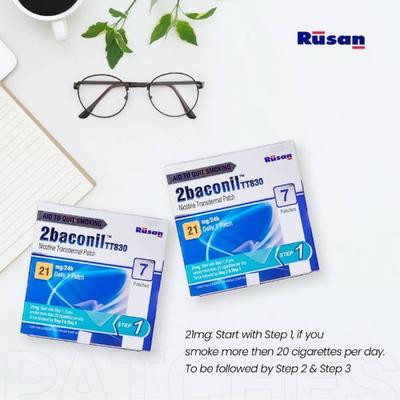 2baconil TTS30 21mg Patch 7'S - Nicotine Patch
