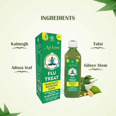 Axiom Jeevan Ras Flu Treat Juice 500 ml - Ayurvedic Juices