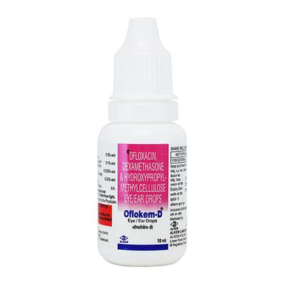 Oflokem D Eye/Ear Drops 10ml - Eye Infections-Eaa