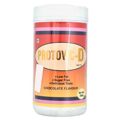 PROTOVIC D SUGARFREE CHOCOLATE FLAVOUR Powder 200gm - Supplements-Vam