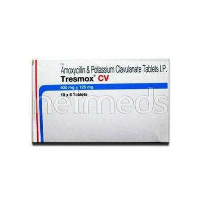 Tresmox CV 625mg Tablet 6'S - Bacterial Infections-Pen