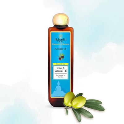 Khadi Veda Massage Oil - Olive and Vitamin E 200 ml - Massage Oils