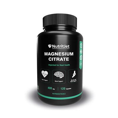 NutritJet Magnesium Citrate 400 mg Capsule 120's - Multi-Vitamins