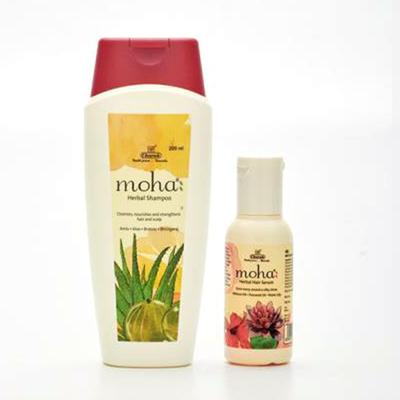 Moha Herbal Shampoo 200 ml + Free Hair Serum 30 ml - Shampoos