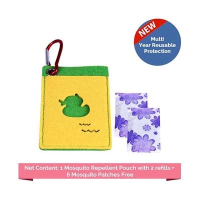 Baby Safety Inc Duck Mosquito Repellent Pouches (2 Refills + 6 Patches) - Mosquito Repellent