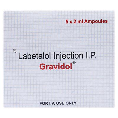 GRAVIDOL 5mg Injection 2ml - Hypertension-Bet