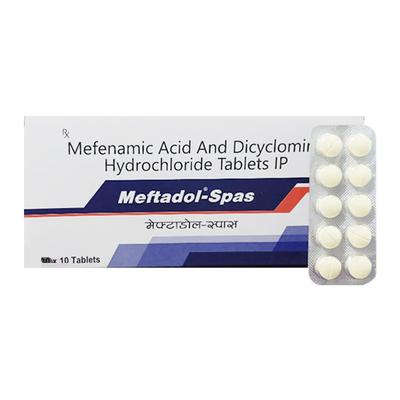 MEFTADOL SPAS Tablet 10's - Muscle Cramps/Spasticity-Ant
