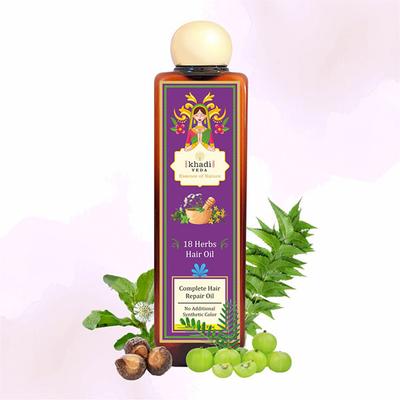 Khadi Veda 18 Herbs Hair Oil 200 ml - Hair Oils
