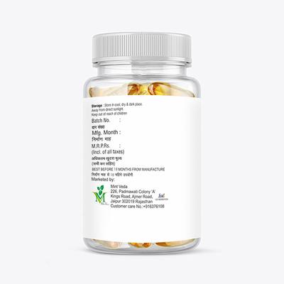 Mint Veda Garlic Softgel 60's - Herbal Dietary Supplement