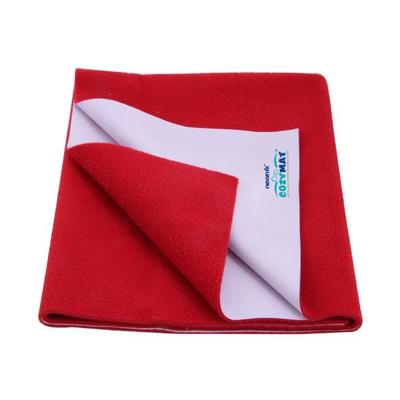 Cozymat Waterproof Bed Protector (L) - Cherry Red - Baby Bedding