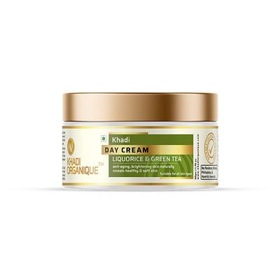 Khadi Organique Khadi Day Cream - Liquoirce & Green Tea 50 gm - Personal Care (Ayush)