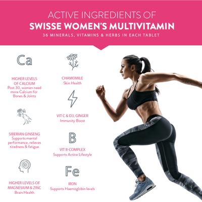 Swisse Ultivite Women's Multivitamin Tablet 60's - Women Health