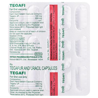Tegafi 100/224mg Capsule 14'S - Cancer Oncology-Cyt