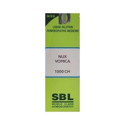 SBL Nux Vomica 1M Liquid 30 ml - Dilutions