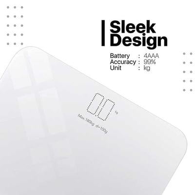 Vandelay Digital Body Scale - White - Weighing Scale