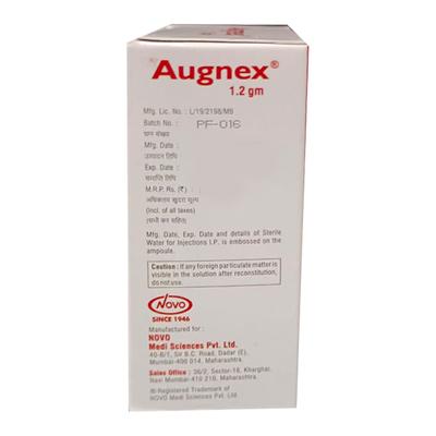 AUGNEX 1.2gm Injection 1's - Bacterial Infections-Pen