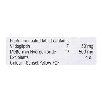 VILDAPLUS M 50 Tablet 10's - Diabetes-Ant
