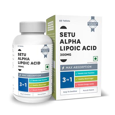 Setu Alpha Lipoic Acid 300 mg (Antioxidant) Tablet 60's - Amino Acids