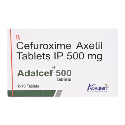 ADALCEF 500mg Tablet 10's - Bacterial Infections-Cep