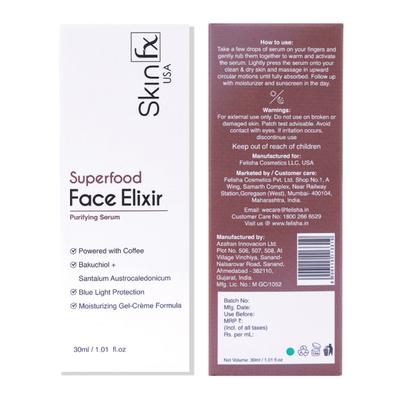 Skin Fx Superfood Face Elixir Serum - Purifying (Coffee) 30 ml - Face Serum
