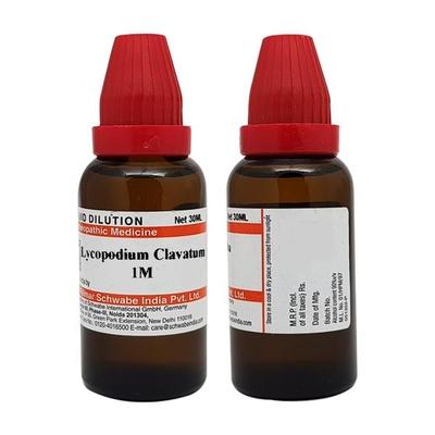 Dr.Willmar Schwabe Lycopodium Clavatum 1M Liquid 30 ML - Dilutions