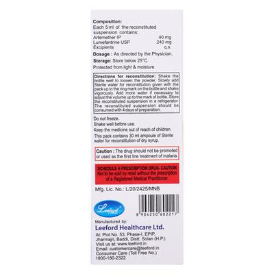 LUMIFEN Syrup 30ml - Malarial