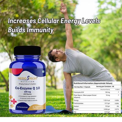 Medo Specia Co Enzyme Q10 100 mg with Piperine Veg Capsule 60's - Co-Q