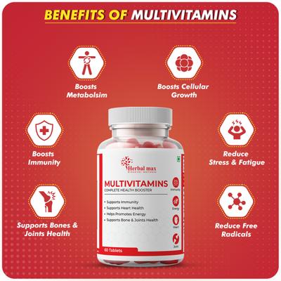 Herbal Max Multivitamins Tablet 60's - Multi-Vitamins