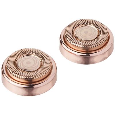 Flawless Finishing Touch 18k Gold Plated Replacement Heads (Pack of 2) - Hair Removal Accessories