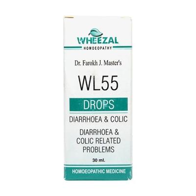 Wheezal Wl-55 Diarrhoea & Colic Drops 30ML - Homeopathic Drops