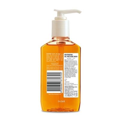 Neutrogena Oil-Free Acne Wash Microclear Facial Cleanser 175 ml (N) - Face Wash & Cleansers