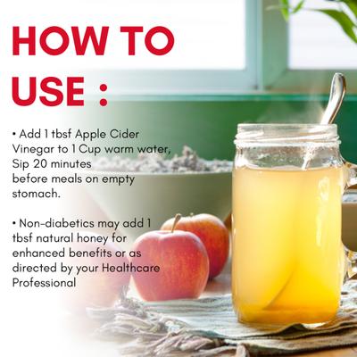 Pure Nutrition Natural Apple Cider Vinegar 500 ml - Apple Cider Vinegars