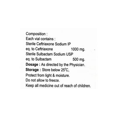 HERQUELEN SB 1500 Injection 1's - Bacterial Infections-Cep