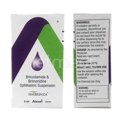 Simbrinza Eye Drops 5ml - Glaucoma-Ant