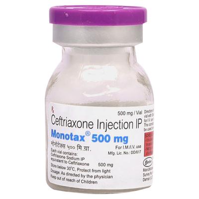 Monotax 500mg Injection 1's - Bacterial Infections-Cep