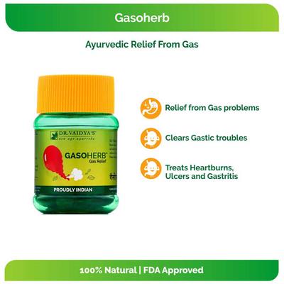 Dr. Vaidya's Gasoherb Pills (Pack of 2 x 30's) - Speciality Medicines