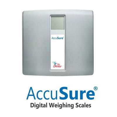 AccuSure Digital Weight Scale Glass - Health Monitors And Equipment