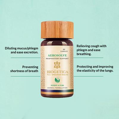 Biogetica Aerosolve Tablet 80's - General Health