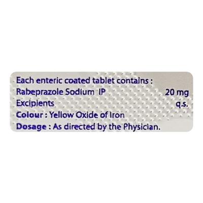 Rabelace Tablet 10'S - Ulcer/Reflux/Flatulence-Aaa