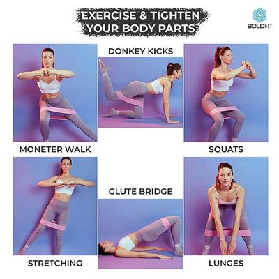 Boldfit Fabric Resistance Hip Band - Heavy 1's - Workout Essentials