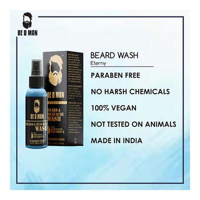Be O Man Beard & Mustache Foam Wash - Eterny 100 ml - Beard Wash