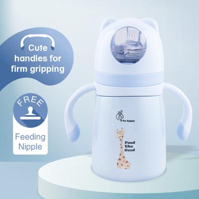 R For Rabbit Steebo Giffy Spout Cup 300ml - Blue - Feeding & Nursing