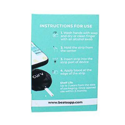 BeatO Curv Blood Glucose Test Strips 50's - Blood Glucose Monitors/Strips