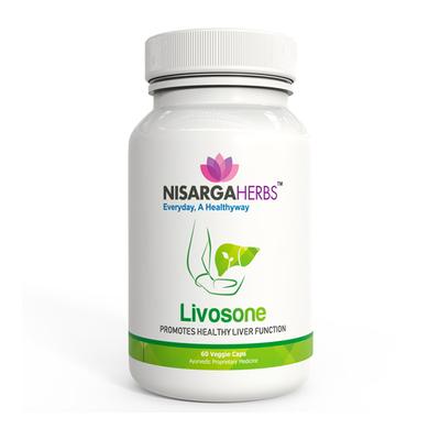 NisargaHerbs Livosone Veggie cap 60's - Speciality Medicines